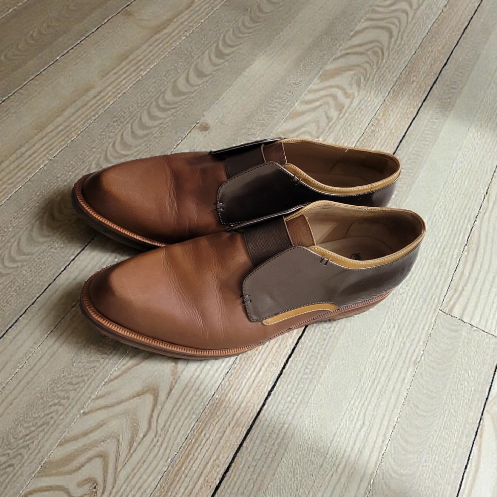 John Fluevog Claudia Slip-on Leather Loafers